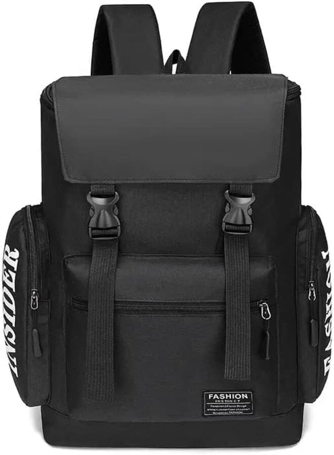 Backpack, Travel Backpack Laptop Bag for Women Men, with USB Charging Port, Waterproof Fashion College School Accessories Backpack Fits